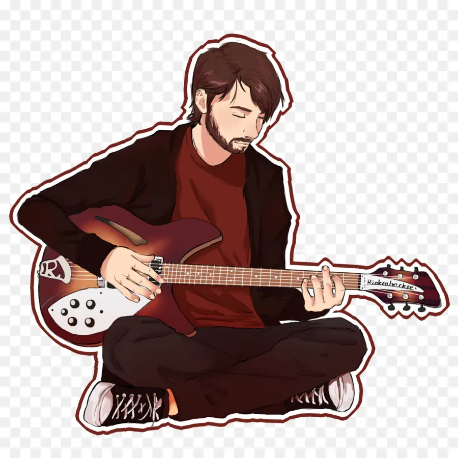 Homem Com Guitarra，Músico PNG