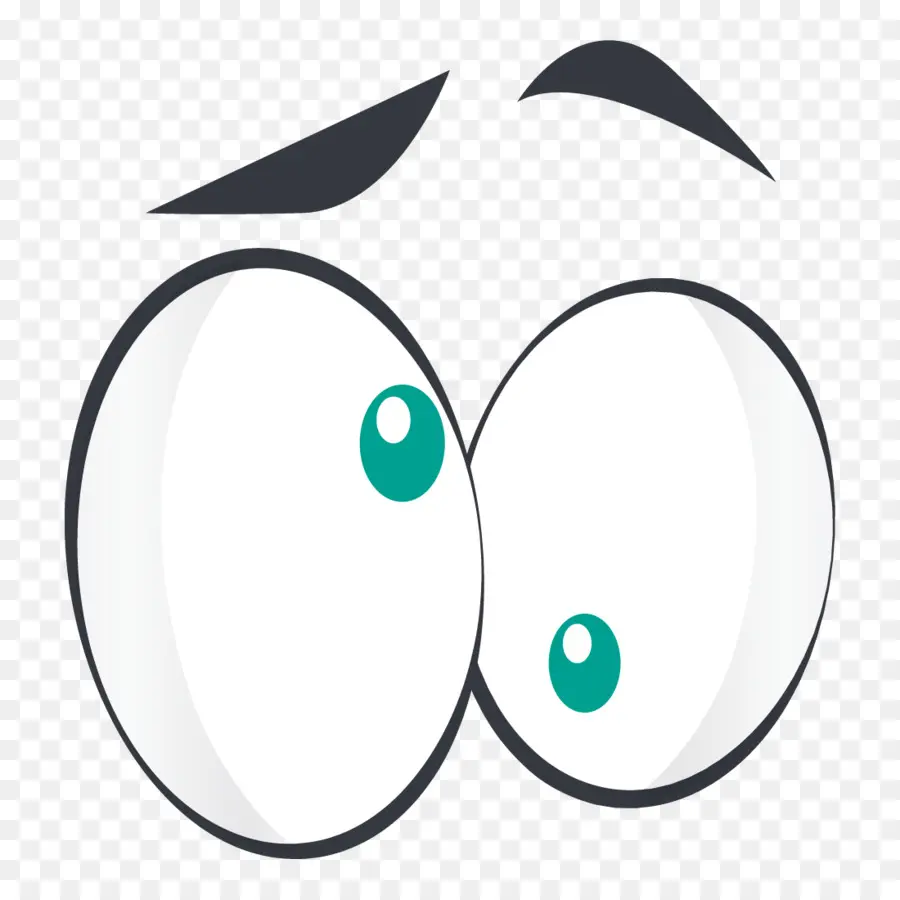 Olhos De Desenho Animado，Expressão PNG