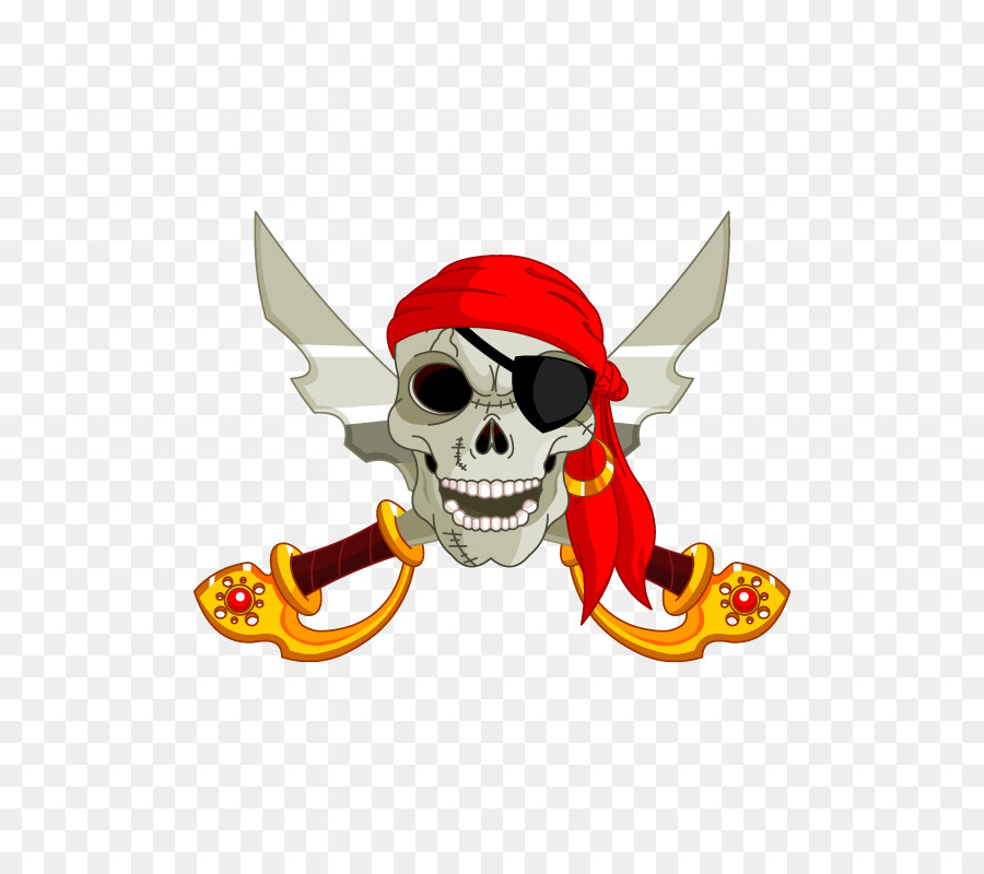 Caveira Pirata，Ossos Cruzados PNG