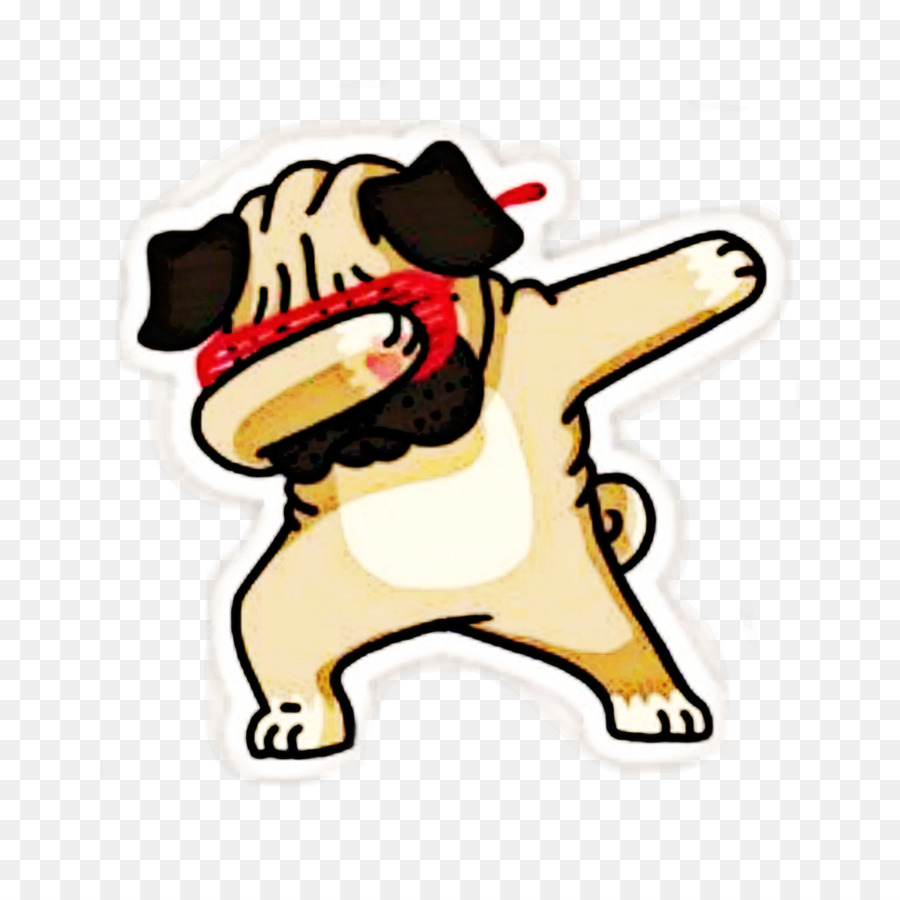 Acariciando Cachorro，Pug PNG