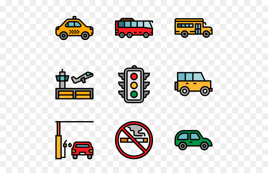 Ícones De Transporte，Veículos PNG