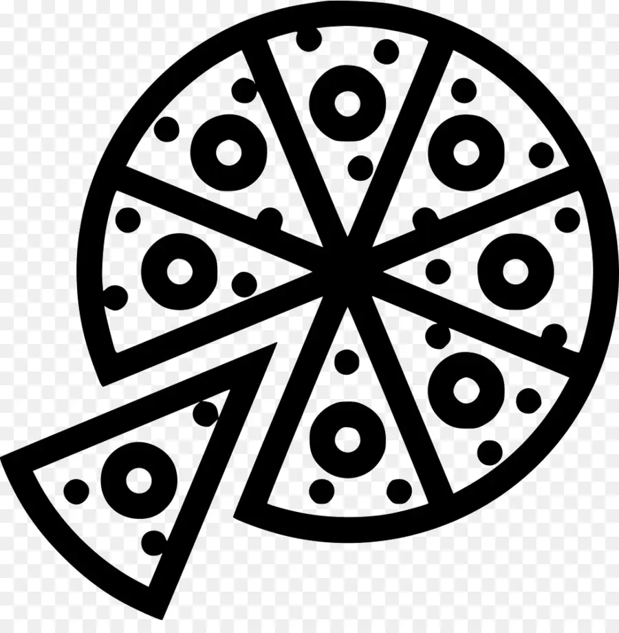 Pizza，Fatiar PNG