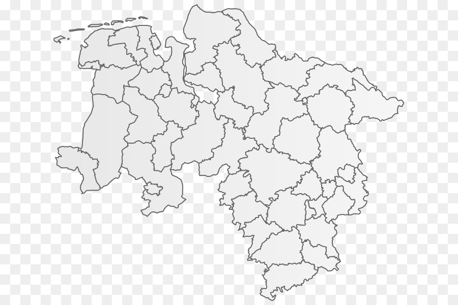 Baixa Saxônia，Mapa PNG