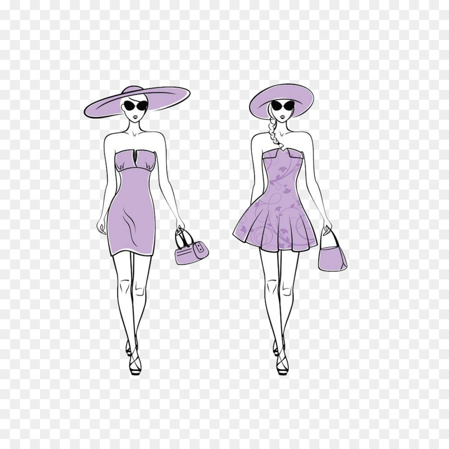 Modelos De Moda，Vestidos PNG