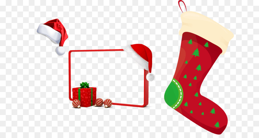 Bordas E Molduras，Papai Noel PNG