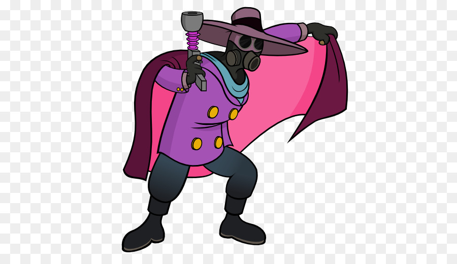 Super Herói，Roxo PNG