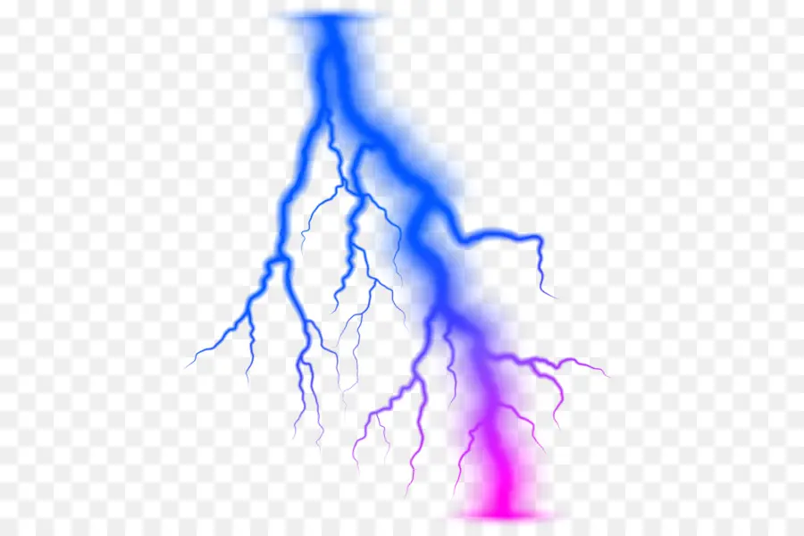 Lightning Strike，Relâmpago PNG