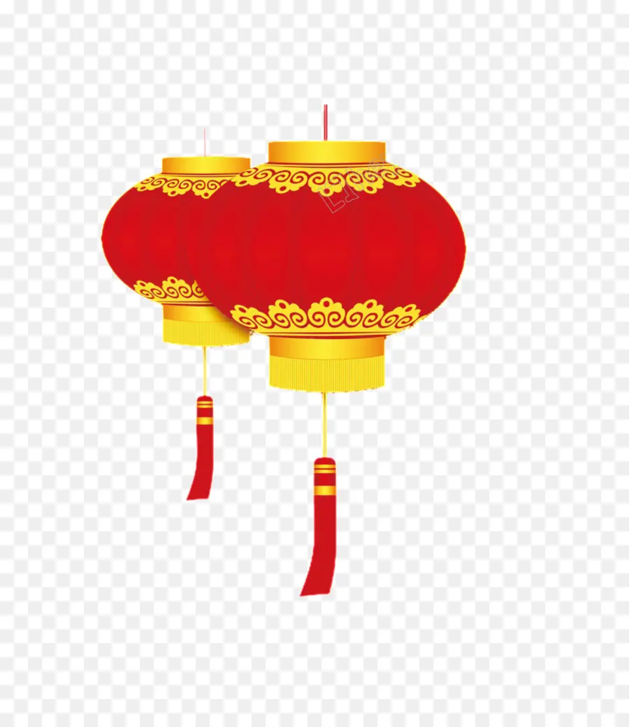 Ano Novo Chinês，Lanterna PNG