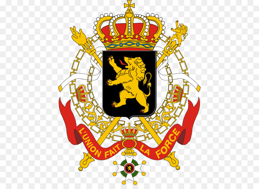 Bélgica，Brasão De Armas Do Reino Da Bélgica PNG