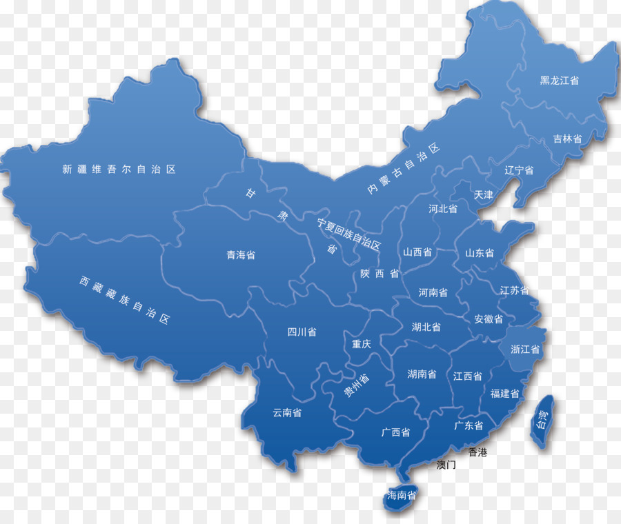 China，Mapa PNG