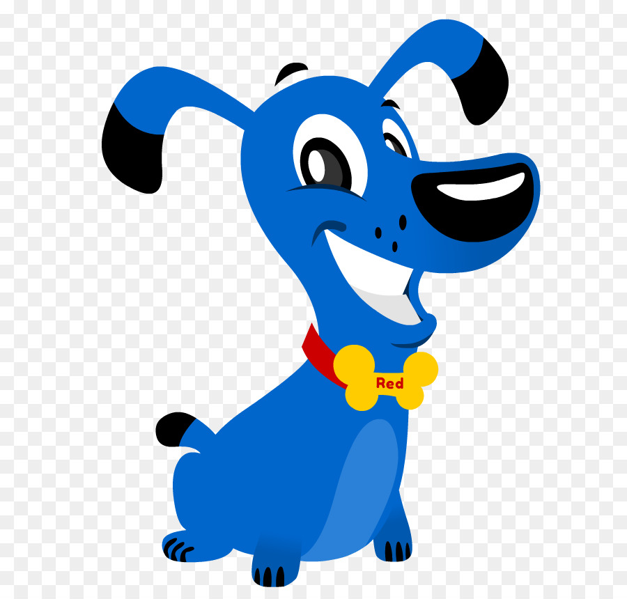 Cachorro Azul Dos Desenhos Animados，Cachorro PNG