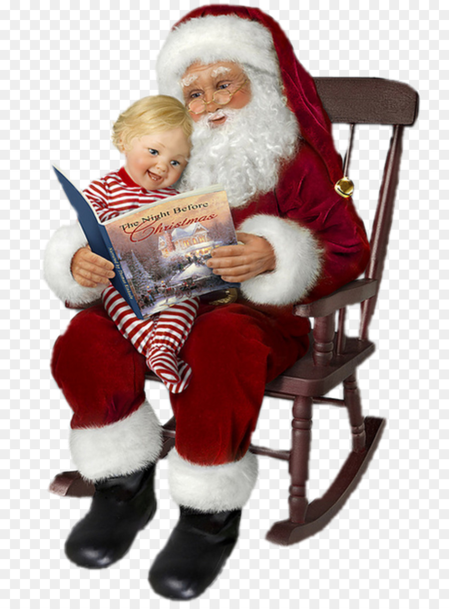 Papai Noel，Denslows Noite Antes Do Natal PNG