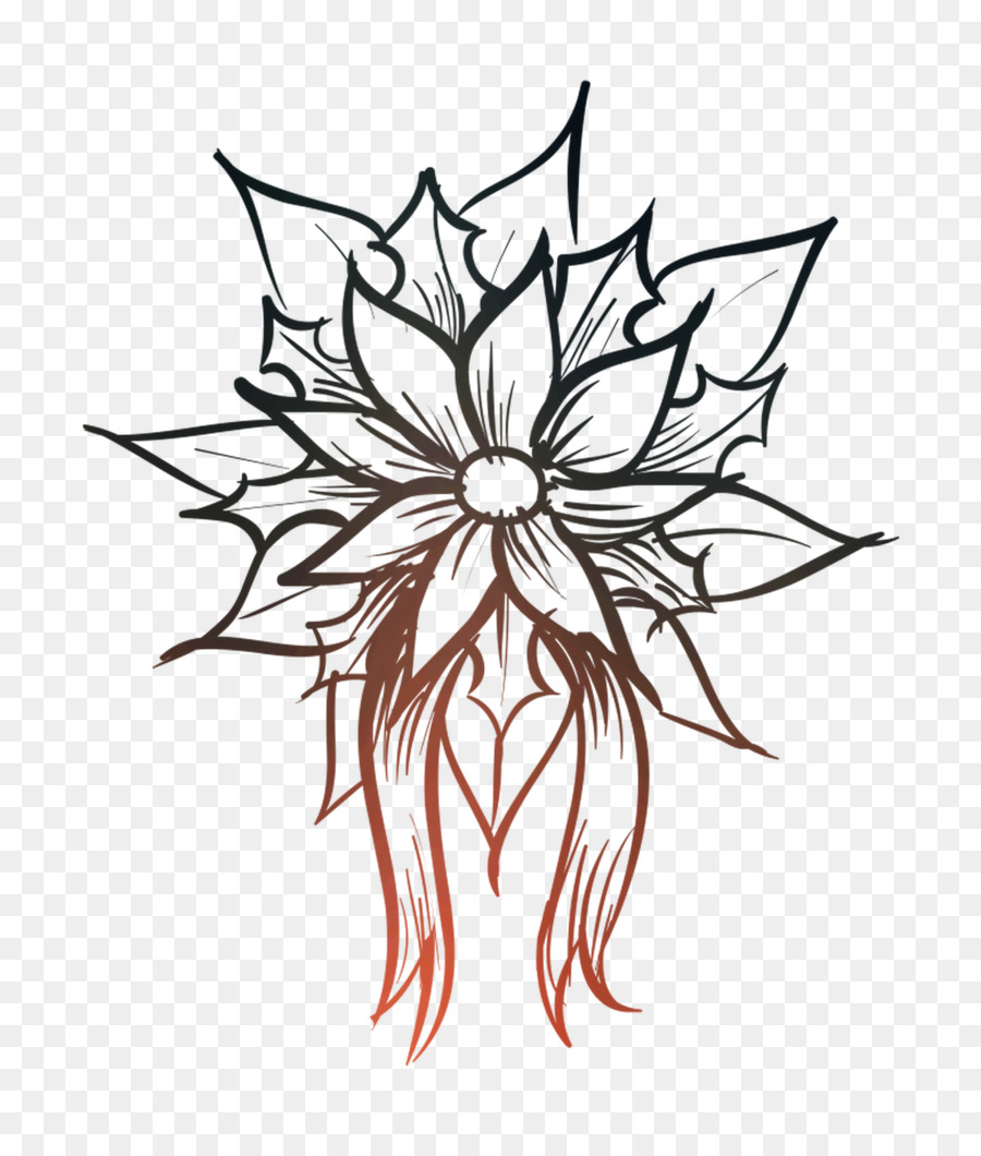 Desenho Floral，Flor PNG