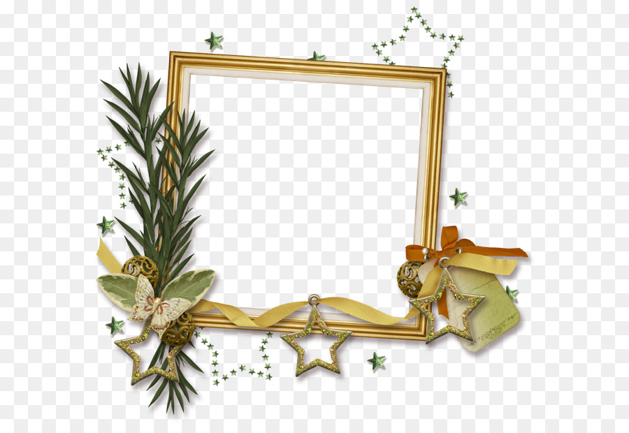 Moldura Decorativa，Dourado PNG