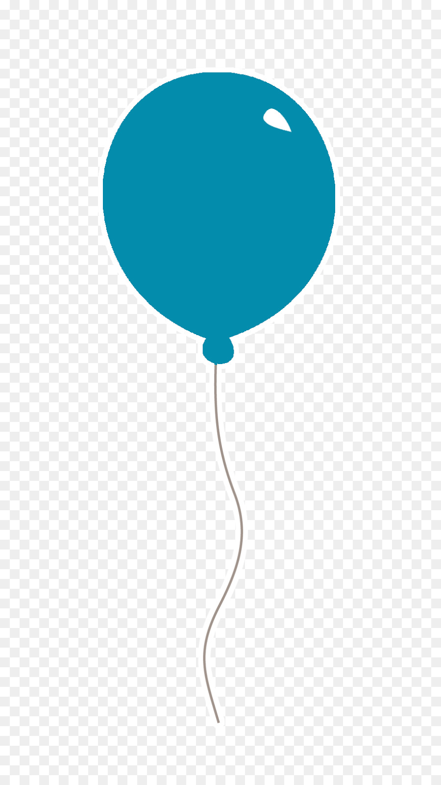 Balão，Azul PNG