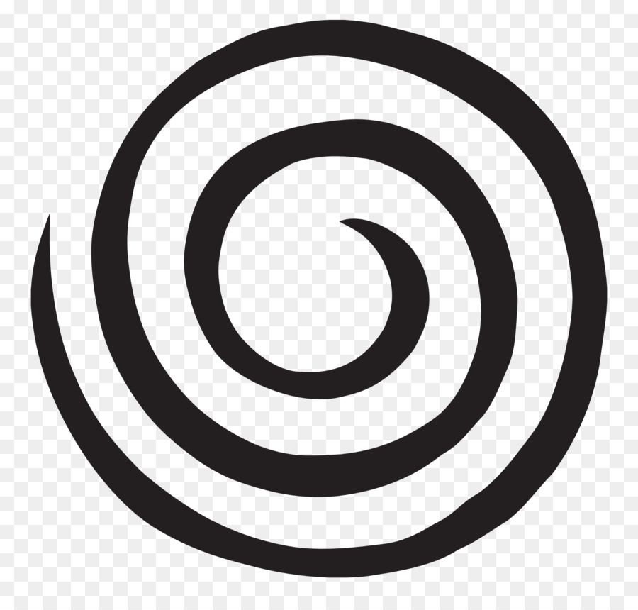 Espiral，Preto PNG