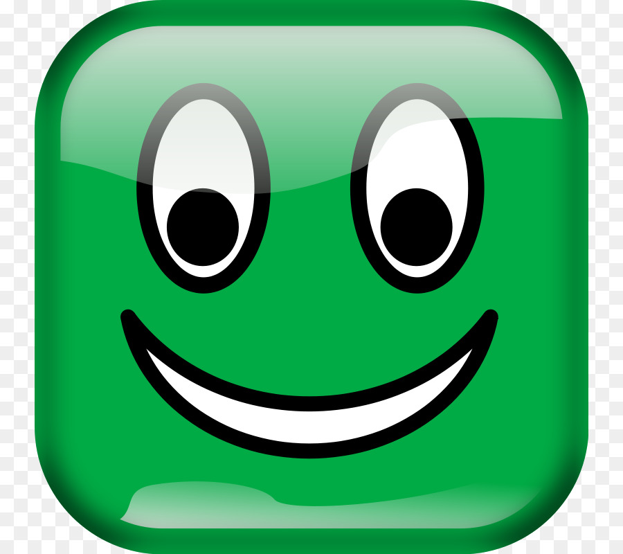 Carinha Sorridente，Verde PNG