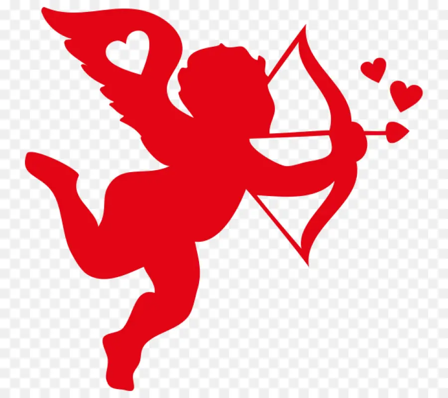 Cupido，Silhueta PNG