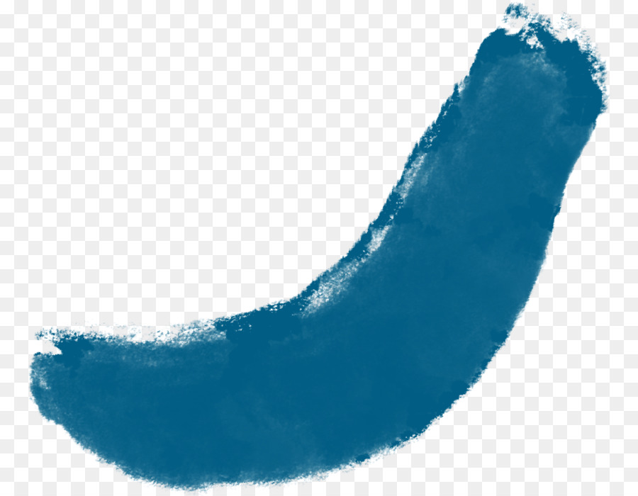 Pincelada Azul，Pintar PNG