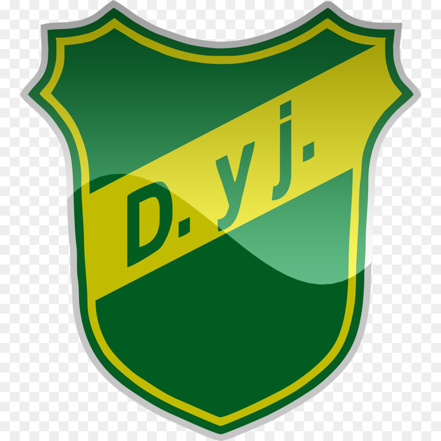 Escudo Dyj，Verde E Amarelo PNG