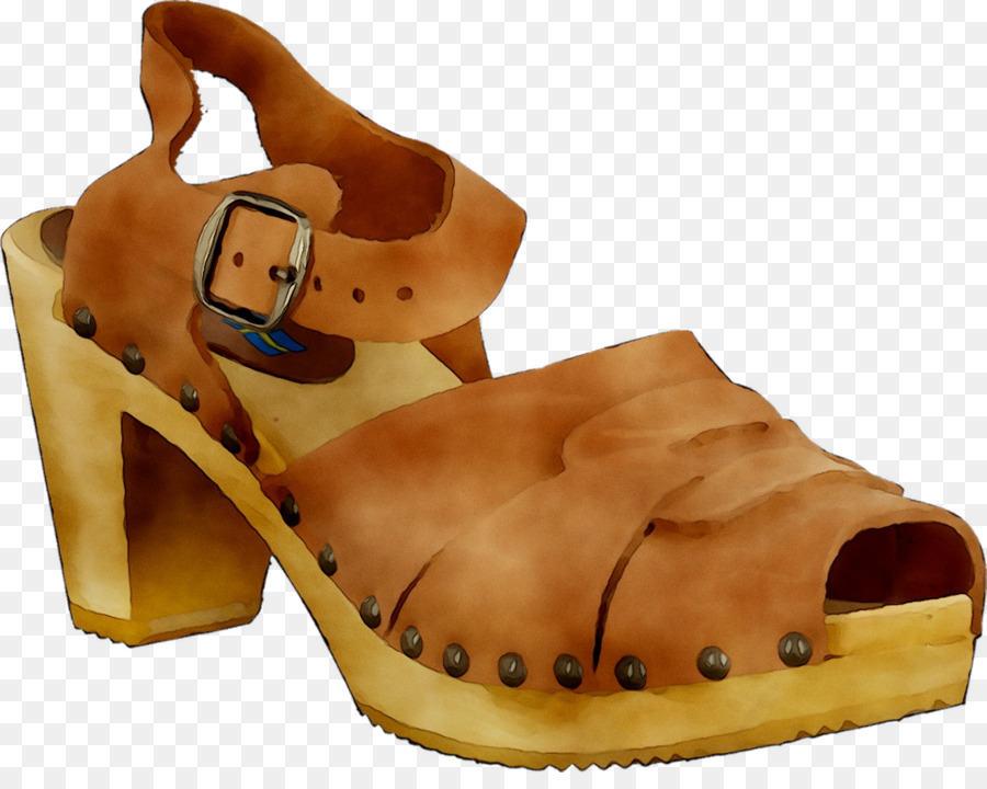 Clog，Cor Caramelo PNG