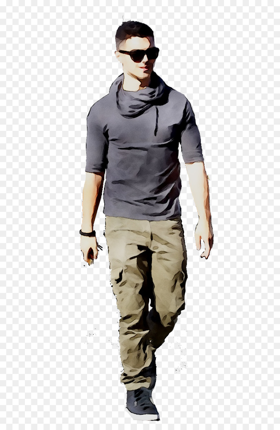 Homem Em Roupa Casual，Moda PNG