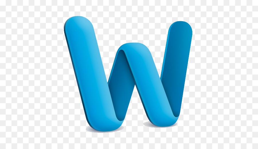 Azul W，Carta PNG