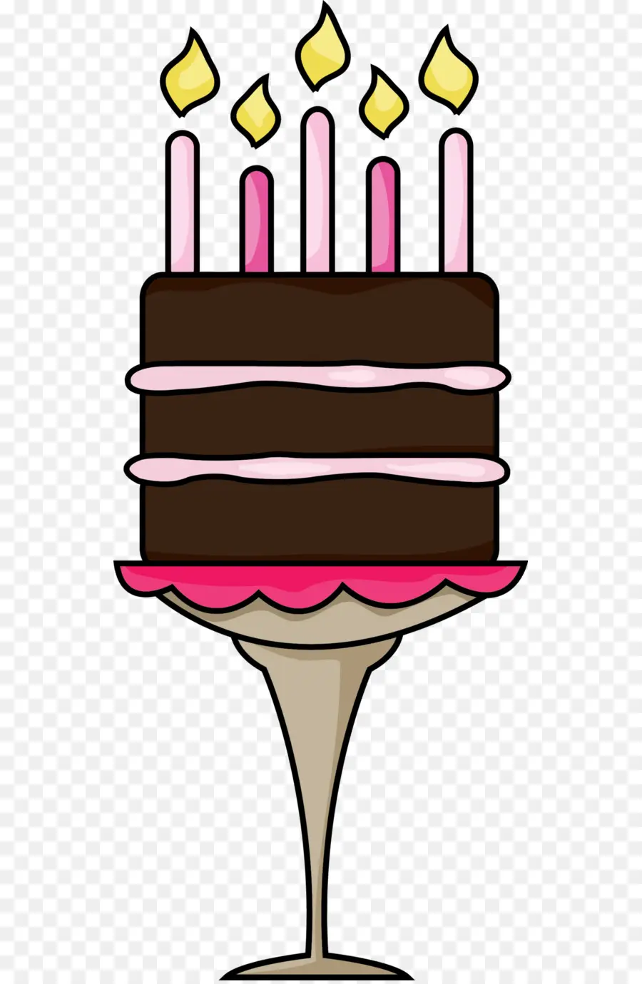 Bolo De Aniversário，Sobremesa PNG