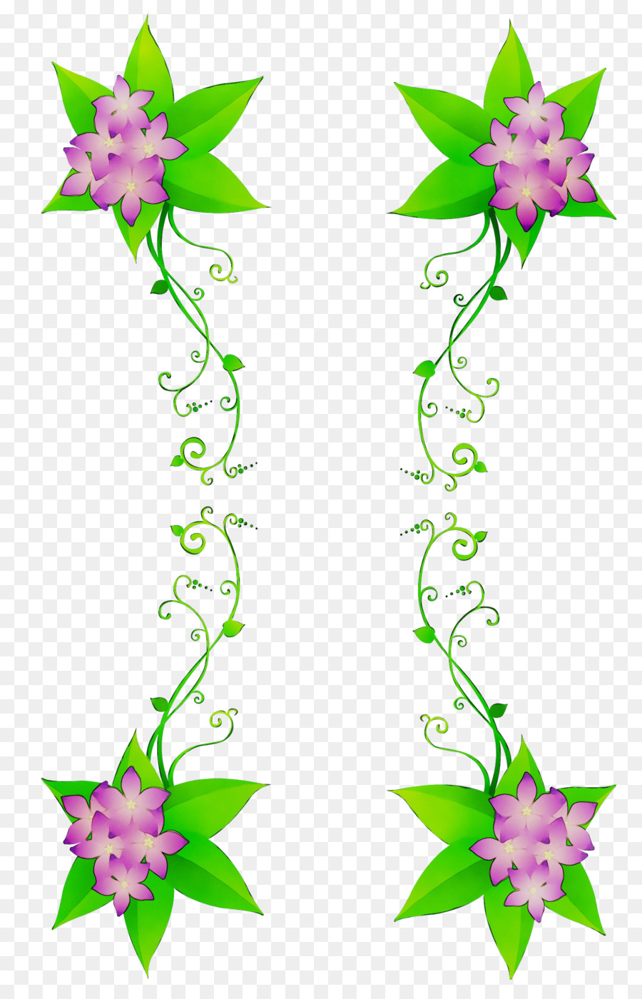 Borda Floral，Flores PNG