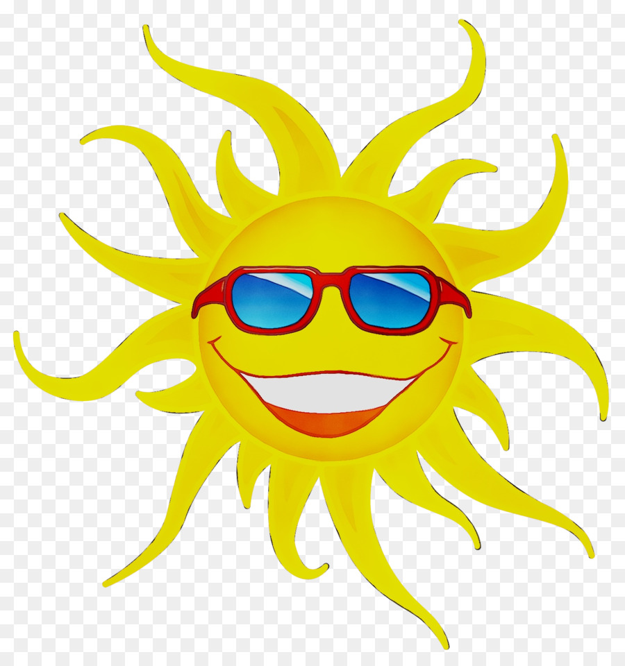 Sol Com óculos De Sol，Sorrindo PNG