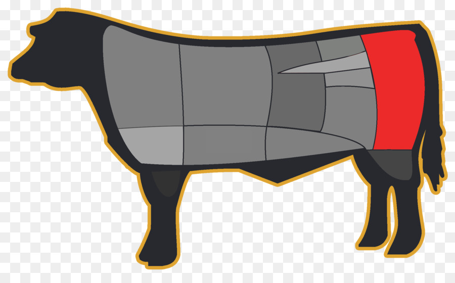 Diagrama De Corte De Carne，Vaca PNG