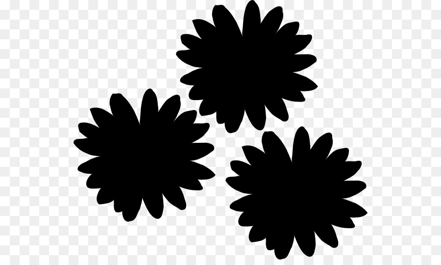 Flores Negras，Silhueta PNG