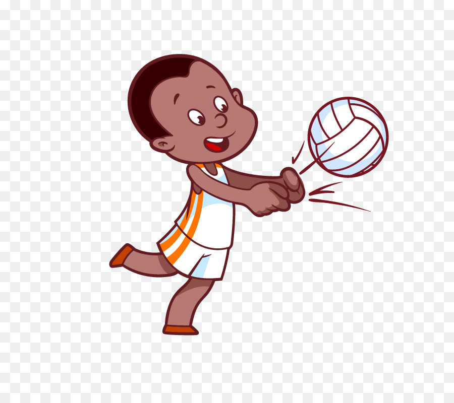 Menino Jogando Vôlei，Criança PNG