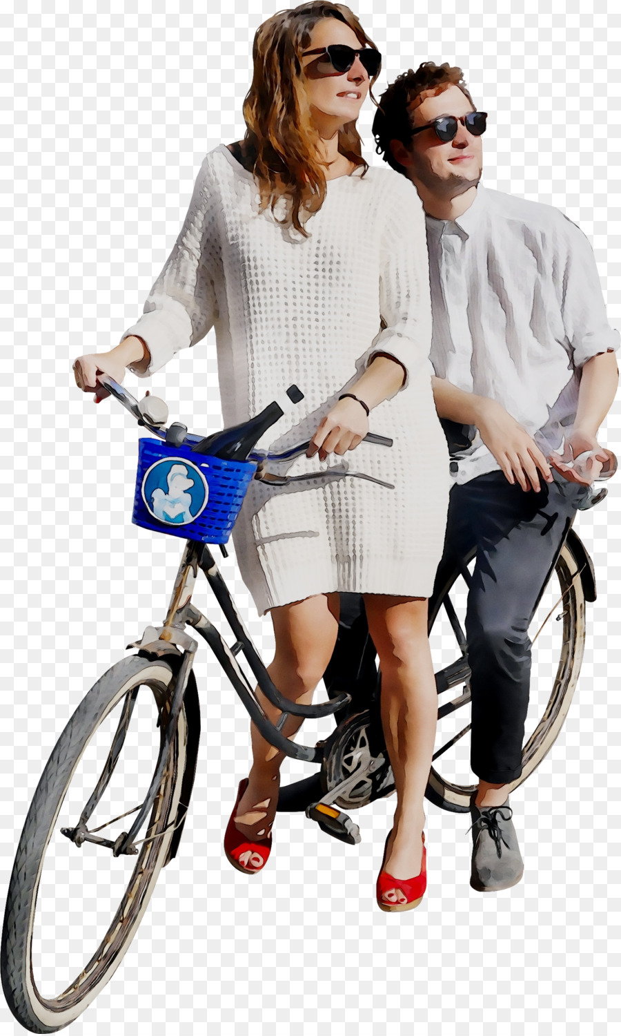 Casal De Bicicleta，Bicicleta PNG