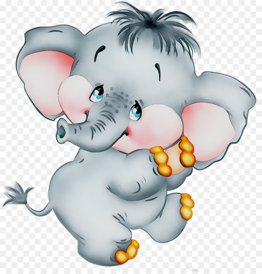 Elefante De Desenho Animado，Bonitinho PNG