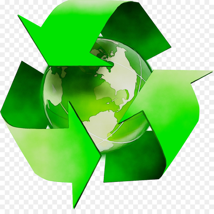 Terra Com Setas Verdes，Reciclagem PNG