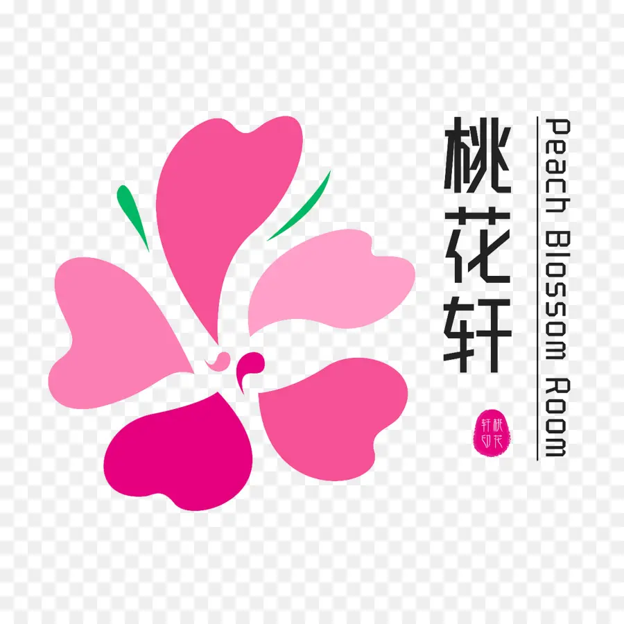 Logotipo Da Flor De Pêssego，Flor PNG