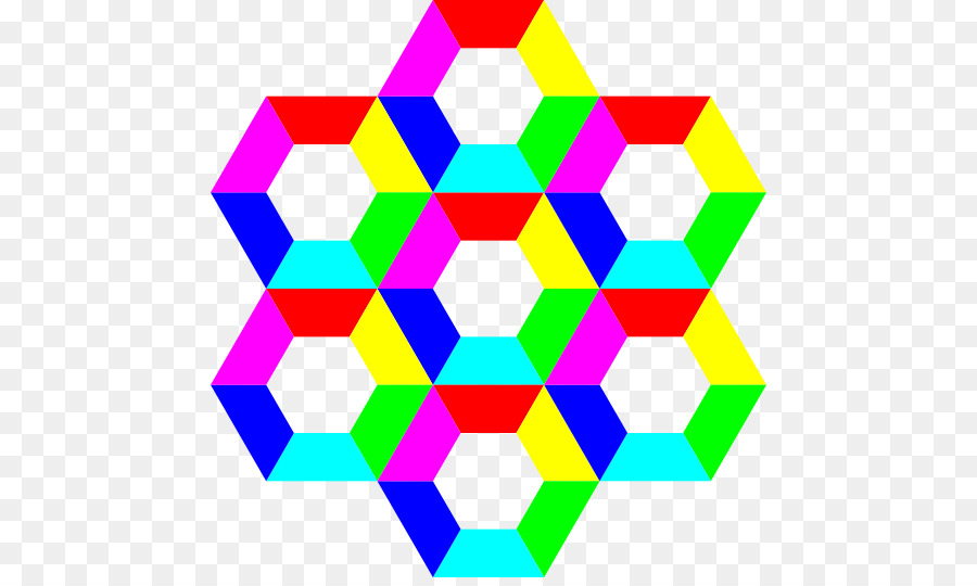 Hexágono，Tessellation PNG