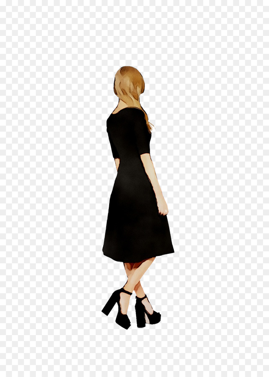 Little Black Dress，Do Ombro PNG