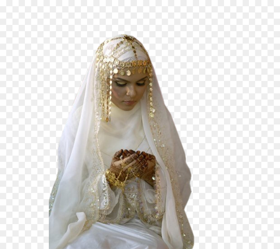 Mulher Em Traje Tradicional，Orando PNG