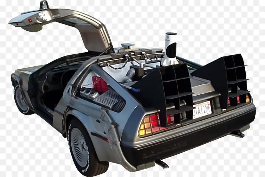 Carro Delorean，Veículo PNG