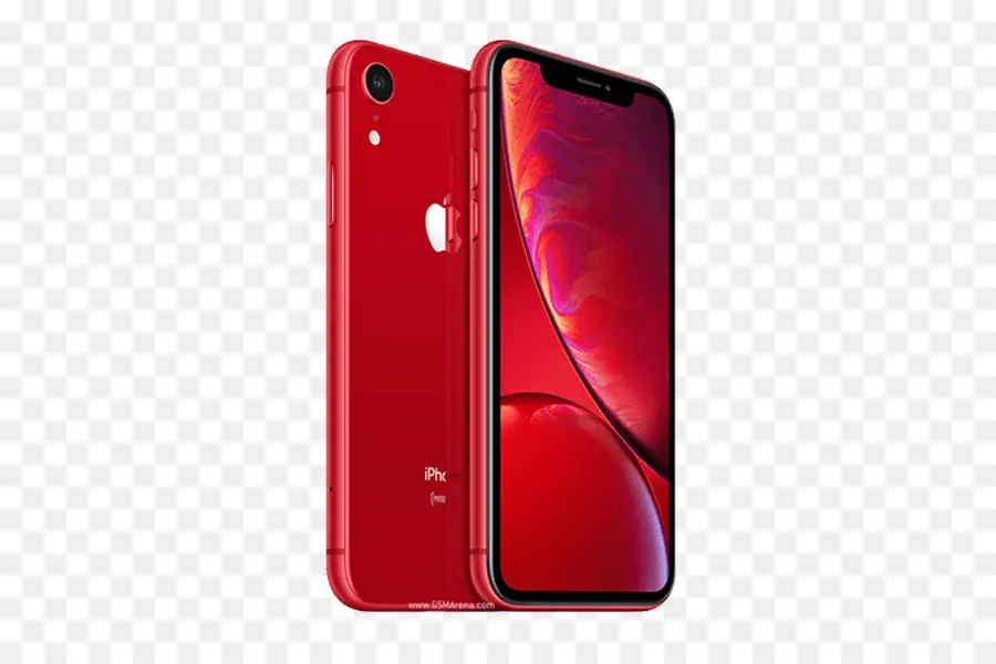 Smartphone Vermelho，Maçã PNG