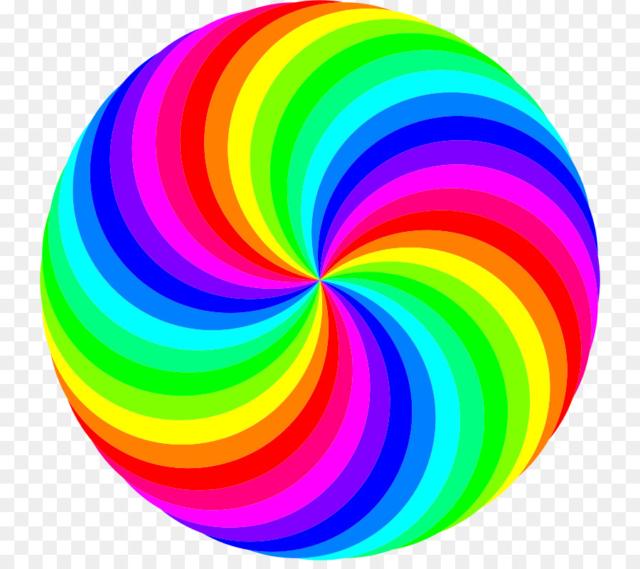 Espiral，Colorido PNG