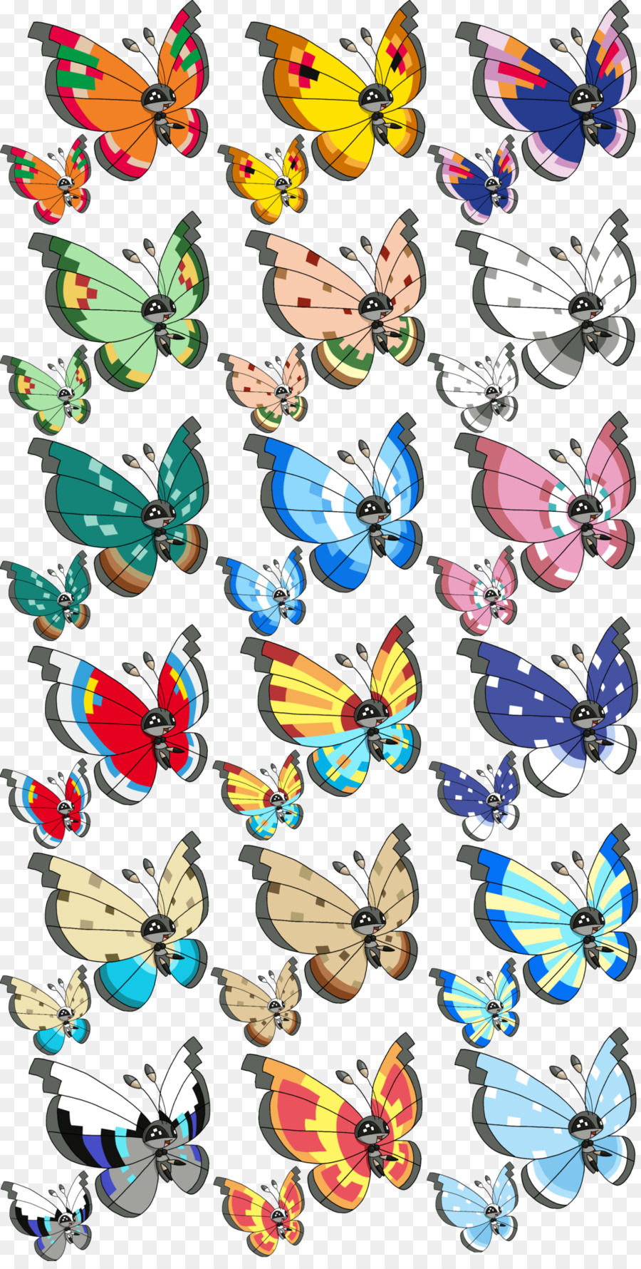 Vivillon，Jogos De Vídeo PNG