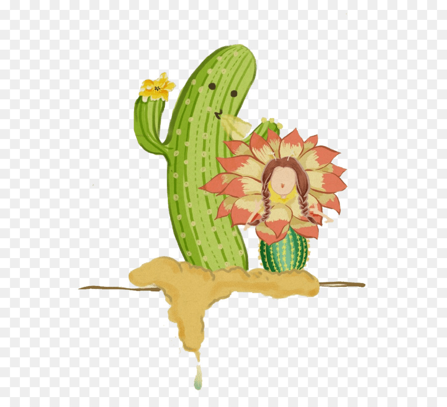 Cactus，A Floração Da Planta PNG