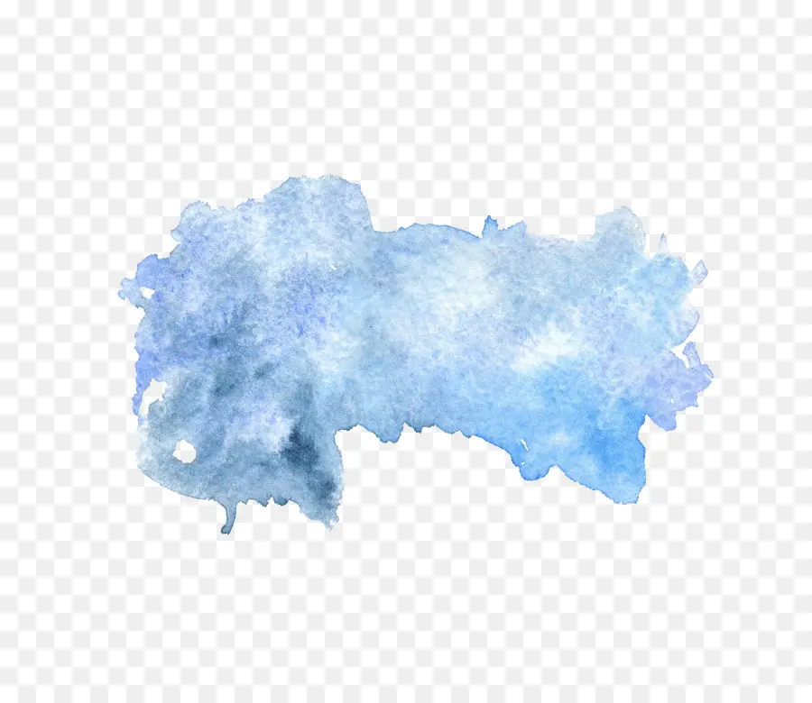 Aquarela Azul，Pintar PNG