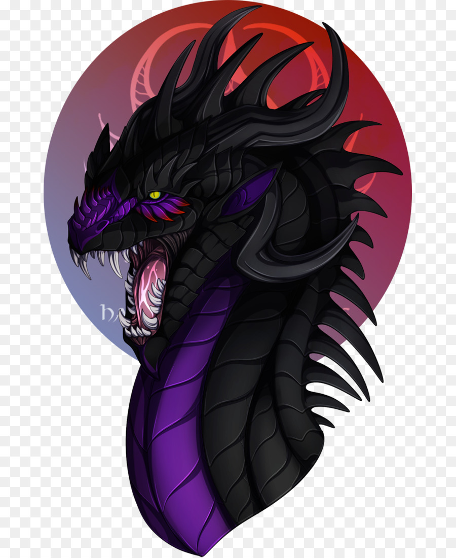 Dragão Negro，Fantasia PNG