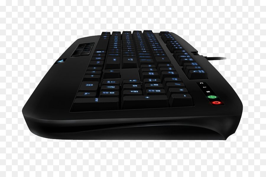 Teclado Preto，Luz De Fundo Vermelha PNG