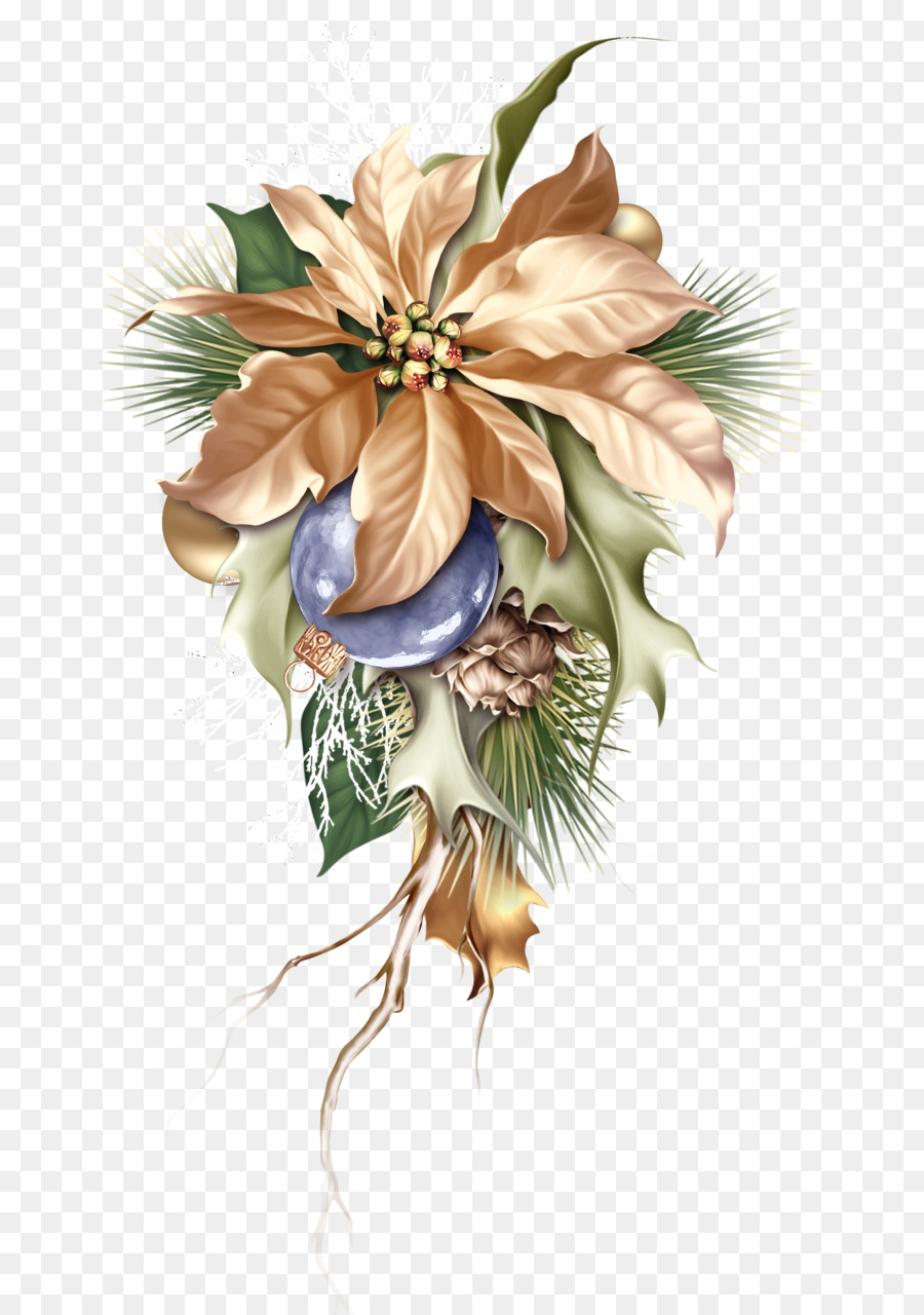 Design Floral，Christmas Day PNG