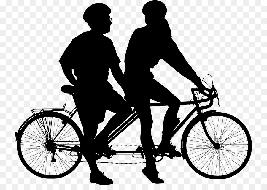 Bicicleta Tandem，Dois Cavaleiros PNG